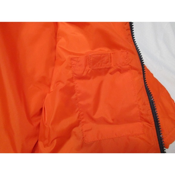 Ralph Lauren Kids Vibrant Orange and Pink Puffer Coat - Picture 6 of 16